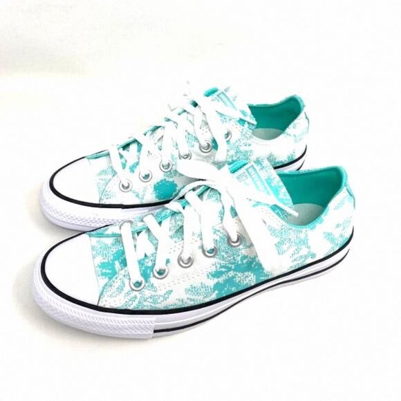 Converse Shoes - Converse Women's Size 571388F CTAS OX ELECTRIC AQUA WHITE Sneaker Top Low Canvas